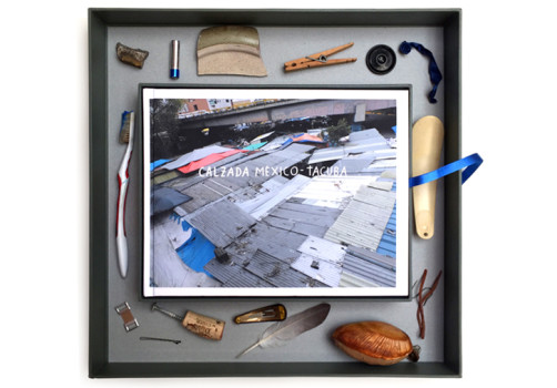 Santiago Robles, Calzada México-Tacuba, Libro de artista, Artist book, Book, Libro, Caminata, Walking, Deriva, Object found, Objeto encontrado, Fotografía, Photography