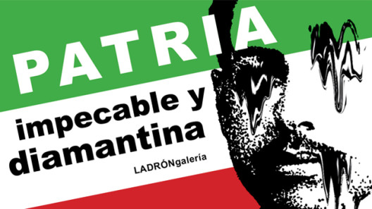 SantiagoRobles, ContemporaryArt, ArteContemporaneo, LadronGaleria, Exhibition, SoloExhibition, Exposicion, ExposicionIndividual, Patria, RamonLopezVelarde, Grafica, Graphic, Intervencion, Intervention