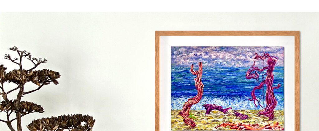 SantiagoRobles, Pintura, Oleo, Art, Arte, Color, Naturaleza, Paint, Drawing, Beach, Playa, Nature