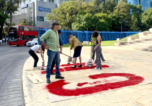 SantiagoRobles, Maiz, Corn, Intervencion, DiaNacionalDelMaiz, Ciudad, NoTransgenicos, DF, CDMX, Mexico