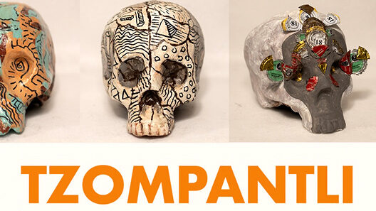 SantiagoRobles, Tzompantli, Calavera, Arte, Escultura, Maiz, RodrigoImaz, Tlaxcala, Intervencion, galeria, DiaDeMuertos