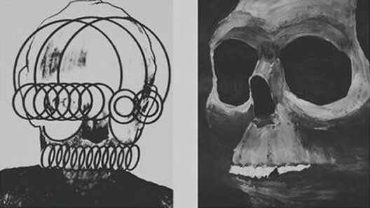 mementomori, tzompantli, colectivo, arte, santiagorobles, rodrigoimaz, art, visualart, calavera, skull, exhibition, paint, graphic, grafica, exposicion, casafrissac, tlalpan
