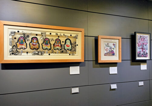 SantiagoRobles, Arte, Art, Exhibition, Exposición, Librería, Gandhi, Bookstore, Amoxcalli, Memoria, AnaCarolinaAbad, JoaquinDiezCanedo, Color, Print, Paint, Maíz, Maize, Corn, Milpa, Graphic, Mexico, Mesoamerica, Prehispanico