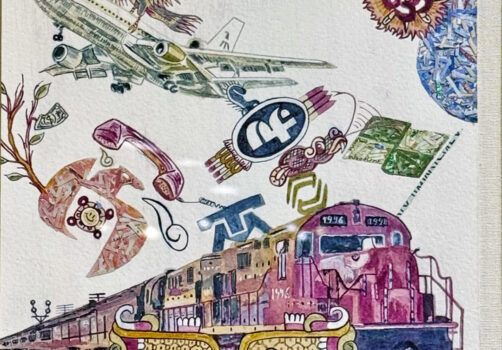 SantiagoRobles, Arte, Art, Exhibition, Exposición, Librería, Gandhi, Bookstore, Amoxcalli, Memoria, AnaCarolinaAbad, JoaquinDiezCanedo, Color, Print, Paint, Maíz, Maize, Corn, Milpa, Graphic, Mexico, Mesoamerica, Prehispanico