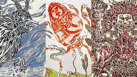 arte, art, grafica, graphic, litografía, litography, maíz, miaze, impresión, print, RamónDurán, LosPinos, Taller, Workshop, SantiagoRobles, Tríptico