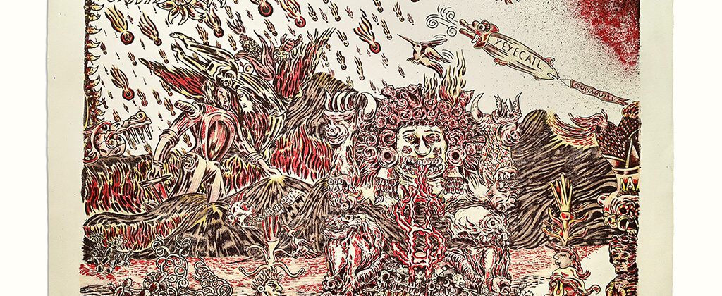 arte, art, grafica, graphic, litografía, litography, maíz, miaze, impresión, print, RamónDurán, LosPinos, Taller, Workshop, SantiagoRobles, Tríptico 